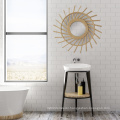 INTCO Hot Selling Decorative  Bathroom Waterproof PP Rattan Plaited Articles Bathroom Mirror Frame